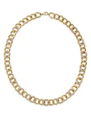 Bloomingdale's Fine Collection Diamond Link Necklace in 14K Yellow Gold, 4.50 ct. t. w.