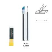 Dspiae 0.3mm Tungsten Steel Hook Broach (Scriber) Shank Dia: 3.175mm