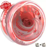 Raider Professional Responsive Yoyo Red - Ball Bearing Yo-Yo extra 2 Strings