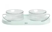 Doubowl Cat Kitty Bowls (Green)