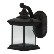 Sunset Lighting 11-1/5"H Wall Lantern LED 9W 950Lm Glass Bubble F9953-31-1