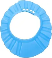 Abaodam Adjustable Shampoo Shower Bathing Cap for Soft Elastic Hair Shield Hat Eyes Ears Suitable for Months to Years Dark Blue