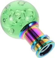 LOORGVEL 1 Set Car Bubble Shift Knob Round Ball Gear Lever Head for Manual Automatic Vehicles Stylish Design with Limit Function Easy Installation Durable Material