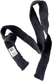 [Tainrunse] Thin Scarf Solid Color Knitted Scarf Women Casual Knitting Scarf Autumn Winter Letter Logo Solid Color Thin Fashion Accessories