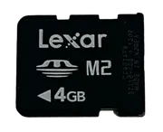 Lexar 4GB Sony PSP Go M2 Memory Stick Pro Duo Memory Card Genuine (Preowned)