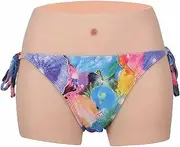 [CRODRES] Silicone Vagina Panties Butt Shaper Control Shorts Crossdressing Fake Pussy Boxer Briefs for Transgender
