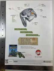 2005 Circuit City Battalion Wars Ad Nintendo GameCube Controller Military Army