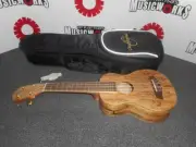 NEW Oscar Schmidt OU18K Spalted Maple Soprano Ukulele & Gig Bag! A4