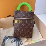 LV 路易威登 TRUNK VERTICAL 經典老花 帆布拼皮 手提包 單肩包 斜挎包 M59664 男款