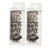 Smudge Stick Incense California White Sage Medium 5" 12cm Pack of 2 Aromatherapy