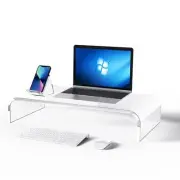 Premium Acrylic Monitor Stand Computer Riser Acrylic Laptop Stand 16" Computer S