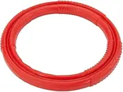 Pet Flying Ring for Dogs Flexible Chew Ring for Retrievers Breeds Health Convenient Lightweight Design for Training Teething Red