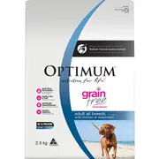 Optimum Grain Free Chicken & Vegetables Bag Dry Dog Food 2.5kg 2.5kg