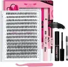 PRO 280Pcs Lash Clusters Kit DIY Lash Extension Kit Eyelash Extension with Lash