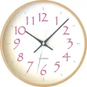 KATOMOKU plywood wall clock 20 sweep (continuous second hand) km-119LP φ252mm