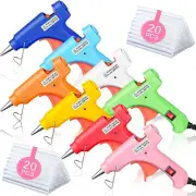 Zhengmy 8 Pcs Mini Hot Glue Gun with 40 Sticks Crafts Hot Glue Guns High Temp...
