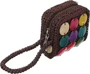 [DEARMAMY] Women Woven Purse Stylish Change Wallet for Compact Design for Ladies Teens and Fashion Enthusiasts