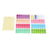 Removable 88-Key Electronic Keyboard Piano Key Note Stickers Labels for Beginner