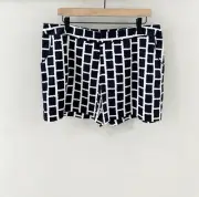 NWT Cynthia Rowley Shorts Navy White Size 14
