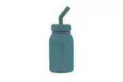 MELII LUXE SILICONE STRAW BOTTLE 230ml - BLUE