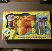 Spongebob Squarepants Krabby Patty Cook Play set Toy NEW