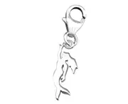 Sterling Silver Mermaid Clip on Charm