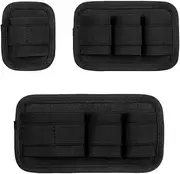 DONGKER Tactical Modular Organizer,MOLLE Insert Pouch Panel Hook Small Pocket Pouch for Pen Torch Gears