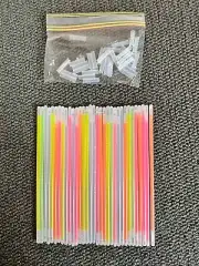 33pcs Glow Sticks Party Pack Mixed Colour Glow Sticks Light Bracelet Glow Stick