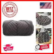 Velvet Chunky Bulky Giant Arm Knitting Yarn - Super Soft Jumbo Tube Weight Fl...
