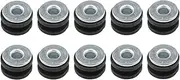ruixingdianzishangwu Universal Motorcycle Rubber Grommets Bolt Kit Washer Assortment Set 10pcs(10pcs)