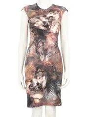 MCQ Wolf Print Dress