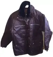 Polar Wind Women's Convertible Parka Jacket Storm Collar Coat Bomber M Brown NWT