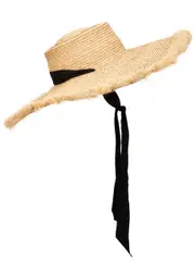 Lack OF Color Ultra Wide Ventura Straw Wide-brim hat - Natural 57cm