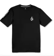 Volcom Men's Standard Deadly Stones Short Sleeve UPF 50+ Rashguard Sz L
