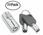 Vending Machine Locks-QTY 20, Keyed Alike, WITH KEY COVERS-Coke, Pepsi, Sprite