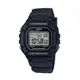 CASIO WATCH 卡西歐運動全黑方型LED腕錶 型號：W-218H-1A【神梭鐘錶】