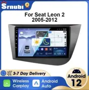 GPS CarPlay Android 13 rádio de carro para Seat Leon 2 2005/2012 Android Auto