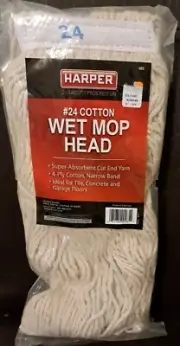 Cotton Mop Head 485 Harper 485 null 081789004854 White 24 Oz