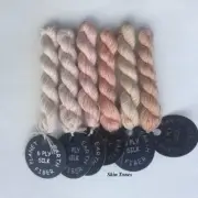Planet Earth 6 Ply silk collection Skin Tones needlepoint cross stitch threads