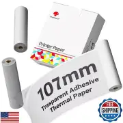 Phomemo Adhesive Transparent Thermal Sticker Paper for M04S/M04AS Mini Blueto
