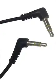 Right Angle Male Aux Cable 3.5 mm Auxiliary Cord for Any iPhone or Android (New)