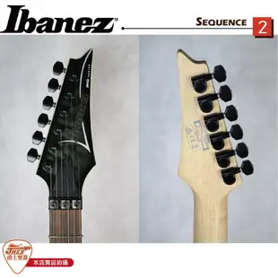 【爵士樂器】原廠公司貨保固 免運 日本限定款 IBANEZ  RG350QMZ 電吉他 漸層灰 贈原廠厚琴袋