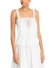 Aqua Lace Inset Tank Top - Exclusive