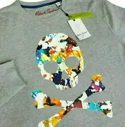 Robert Graham Skull Bones Skeleton Poison Pirates Rugby Royal Sweater Sweatshirt