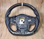 WHITE EDITION D-type CARBON Leather Steering Wheel for TOYOTA GR SUPRA A90 A91