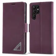 F3-Series For Samsung Galaxy S23 Ultra Flip Leather Phone Wallet Case Shockproof Phone Cover Stand
