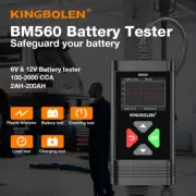 BM560 Car Battery Tester Automotive 6/12V Charging Cranking Analyzer 100-2000CCA