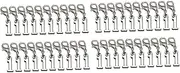 COHEALI 2sets Alloy Pendant Charm DIY Charm Pendant Set 1 Shape Lobster Clasp Numeral Dangle for Necklace Accessory 20pcs*2