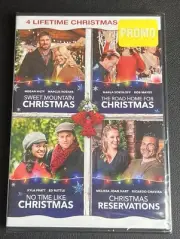 4 Lifetime Christmas Movies (2-Disc DVD Set) Megan Hilty Melissa Joan Hart NEW