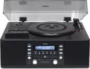 TEAC CD Recorder w/Turntable/Cassette Player LP-R550USB-B
